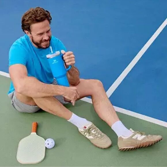 STANLEY THE FLOWSTATE BLUE WHITE 40 OZ 1.18 L QUENCHER H2.0 TUMBER - Picture 11 of 11